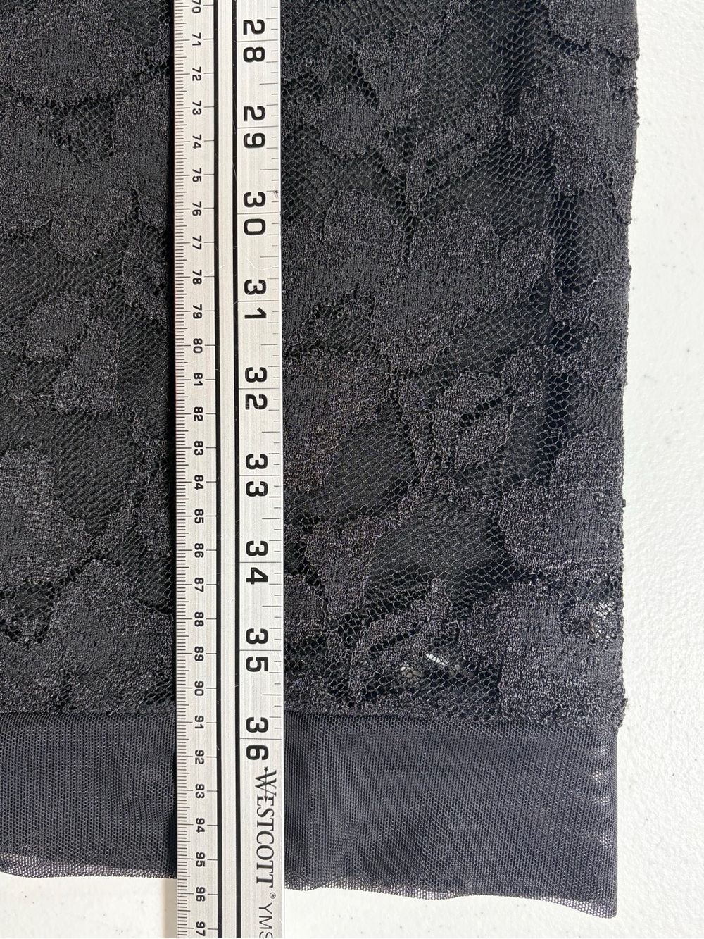 Black Lace Midi Sheath Dress (3/4) - Picture 7 of 10